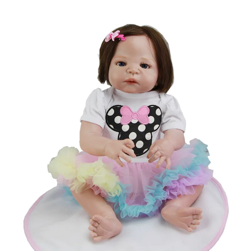 KEIUMI Realistic Reborn Baby Dolls 23 Inch Full Silicone Body Lifelike Girl Baby Toy Doll With Real Human Hair Kid Birthday Gift
KEIUMI Realistic Reborn Baby Dolls 23 Inch Full Silicone Body Lifelike Girl Baby Toy Doll With Real Human Hair Kid Birthday Gift