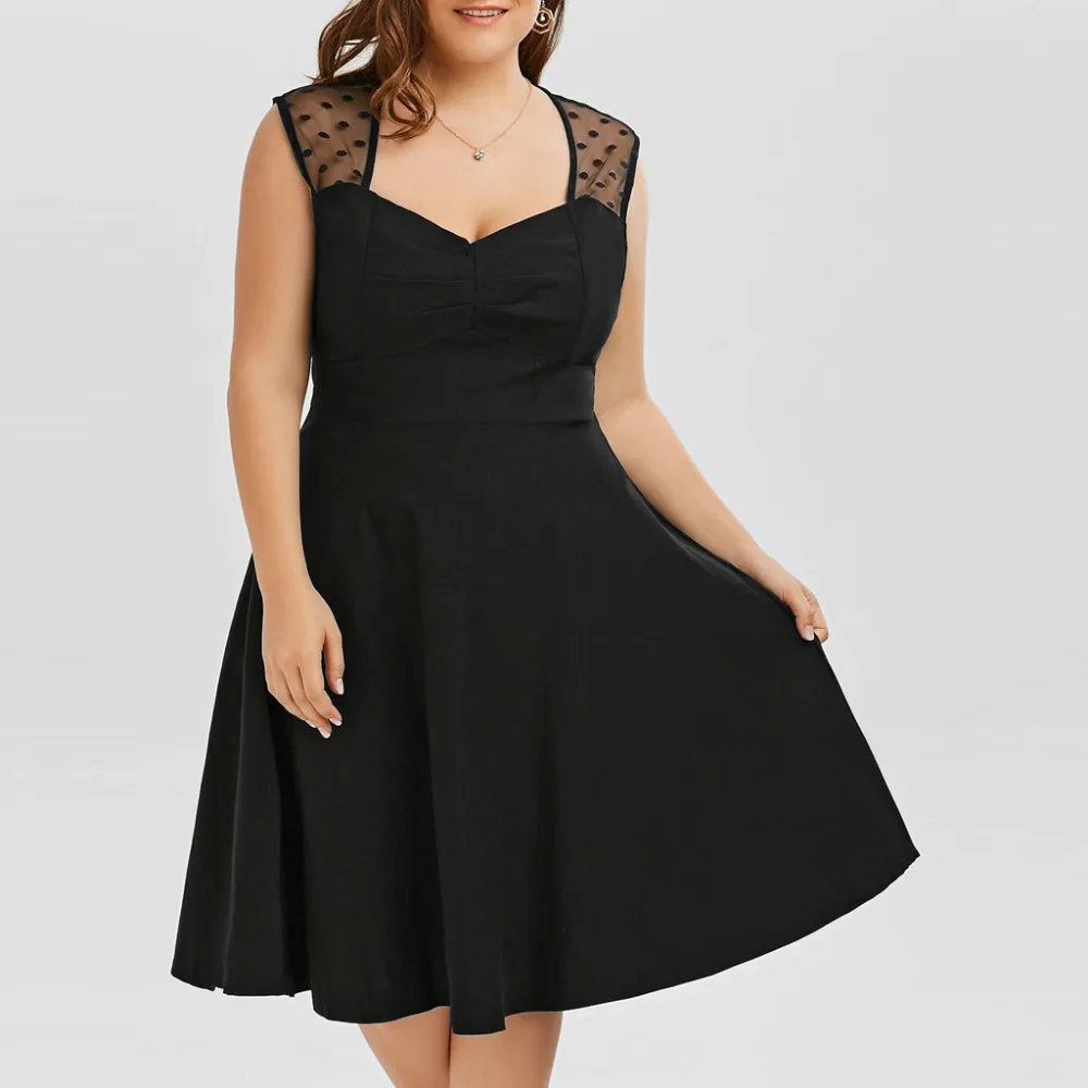 Woman Dress Summer Plus Size Sleeveless V-Neck Solid Fit and Flare Sexy Club Summer Ladies Knee-Length Dresses vestido sexy #15
Woman Dress Summer Plus Size Sleeveless V-Neck Solid Fit and Flare Sexy Club Summer Ladies Knee-Length Dresses vestido sexy #15