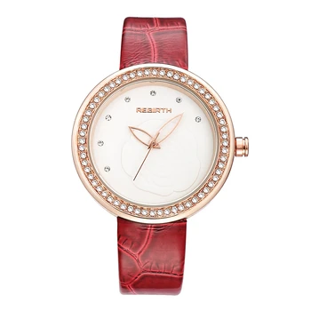 REBIRTH Fashion Quartz Women Watch Rhinestone Leather Casual Dress Watches Rose Gold Ladies clock relogio feminino montre femme
REBIRTH Fashion Quartz Women Watch Rhinestone Leather Casual Dress Watches Rose Gold Ladies clock relogio feminino montre femme