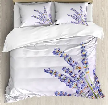 Lavender Duvet Cover Set Little Posy of Medicinal Herb Fresh Plant of Purple Flower Spa Aromatheraphy Organic 4pcs Bedding Set
Lavender Duvet Cover Set Little Posy of Medicinal Herb Fresh Plant of Purple Flower Spa Aromatheraphy Organic 4pcs Bedding Set