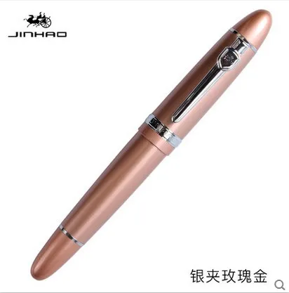 Jinhao 159 Pure rose and Silver Clip 1.0mm Curved Tip Calligraphy Pen High Quality Metal Fountain Pen Ink Pens Free Shipping
Jinhao 159 Pure rose and Silver Clip 1.0mm Curved Tip Calligraphy Pen High Quality Metal Fountain Pen Ink Pens Free Shipping