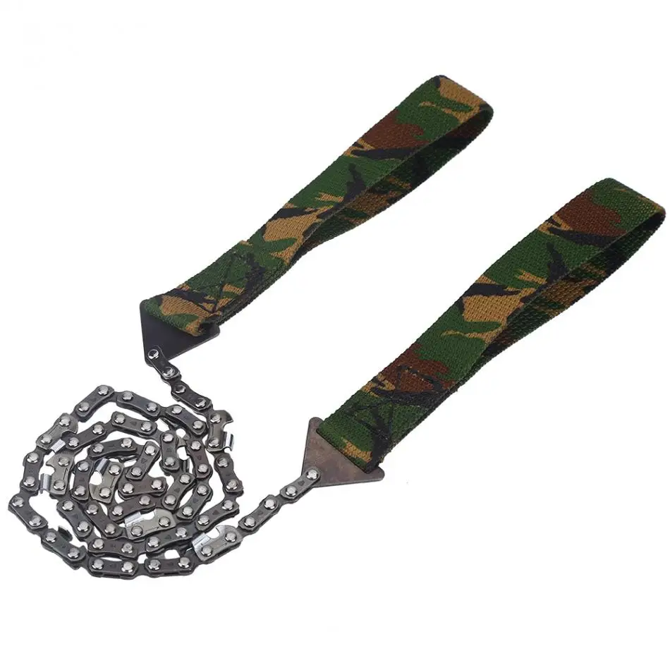 Multifunctional Outdoor Camouflage Survival Chainsaw Emergency Rescue Tool Survival Hand Tool Gear Pocket Chain Saw Camping Saws
Multifunctional Outdoor Camouflage Survival Chainsaw Emergency Rescue Tool Survival Hand Tool Gear Pocket Chain Saw Camping Saws
