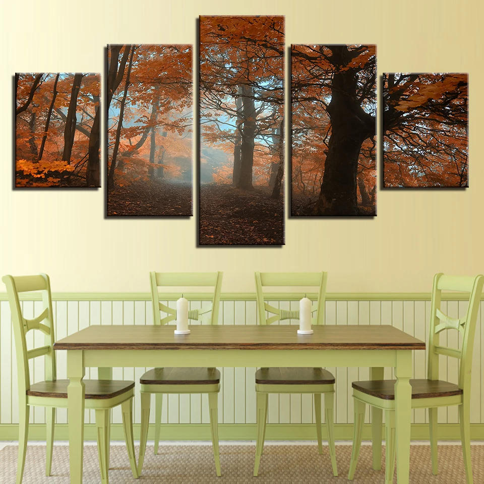 Artworks Poster Modular Canvas Pictures 5 Pieces Maple Tree Forest Natural Scenery Painting HD Modern Prints Wall Art Decor Room
Artworks Poster Modular Canvas Pictures 5 Pieces Maple Tree Forest Natural Scenery Painting HD Modern Prints Wall Art Decor Room