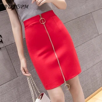 Fashion Zipper Design Midi Skirts Womens High Waist Summer Skirt Women Casual Plus Size Elastic Package Hips Bodycon Skirt
Fashion Zipper Design Midi Skirts Womens High Waist Summer Skirt Women Casual Plus Size Elastic Package Hips Bodycon Skirt