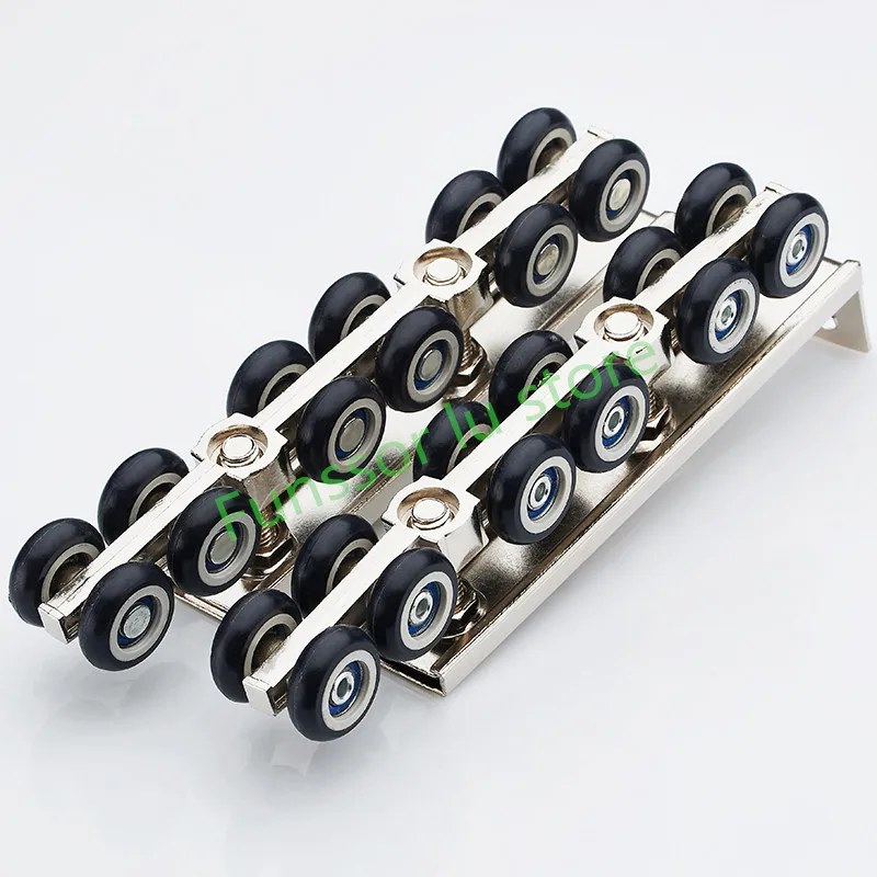 12 wheels Sliding doors pulley,High load-bearing, durable,Quiet design, 120kg bearing, door hardware
12 wheels Sliding doors pulley,High load-bearing, durable,Quiet design, 120kg bearing, door hardware