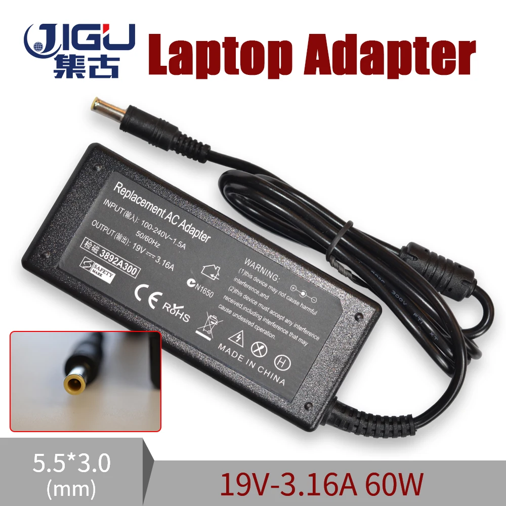 Replacement For Samsung NP-Q45 R530 NP-Q35 Laptop AC Charger Power Adapter 19V 3.16A 5.5 X 3.0MM 60W
Replacement For Samsung NP-Q45 R530 NP-Q35 Laptop AC Charger Power Adapter 19V 3.16A 5.5 X 3.0MM 60W