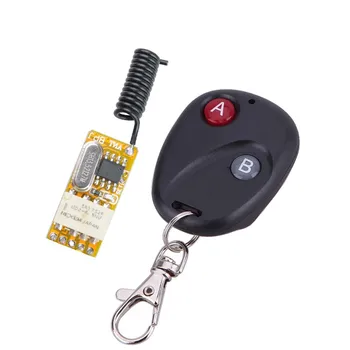 DC3.7V 5V 6V 7V 9V 12V 1CH Mini Relay Wireless Switch Remote Control Power LED Lamp Controller Micro Receiver Transmitter 433MHZ
DC3.7V 5V 6V 7V 9V 12V 1CH Mini Relay Wireless Switch Remote Control Power LED Lamp Controller Micro Receiver Transmitter 433MHZ