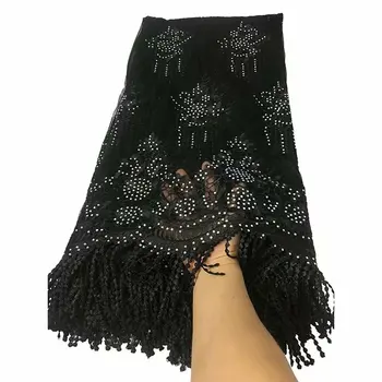 Hot Selling African cord Lace Fabrics High Quality black Embroidered Tulle mesh Lace Fabric For African France lace fabric
Hot Selling African cord Lace Fabrics High Quality black Embroidered Tulle mesh Lace Fabric For African France lace fabric