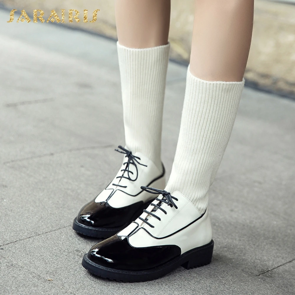 SARAIRIS 2018 Brand Large Sizes 33-43 Genuine Leather Women's Shoes Sock Boots Autumn Winter Boots Woman Leisure Shoes
SARAIRIS 2018 Brand Large Sizes 33-43 Genuine Leather Women's Shoes Sock Boots Autumn Winter Boots Woman Leisure Shoes