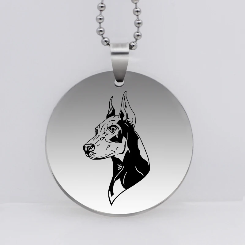 PAW PRINT Stainless Steel Doberman Pinscher Dog Pendant Necklace Animal Jewelry Pet Necklace Women Gift Drop Shipping YLQ6270
PAW PRINT Stainless Steel Doberman Pinscher Dog Pendant Necklace Animal Jewelry Pet Necklace Women Gift Drop Shipping YLQ6270