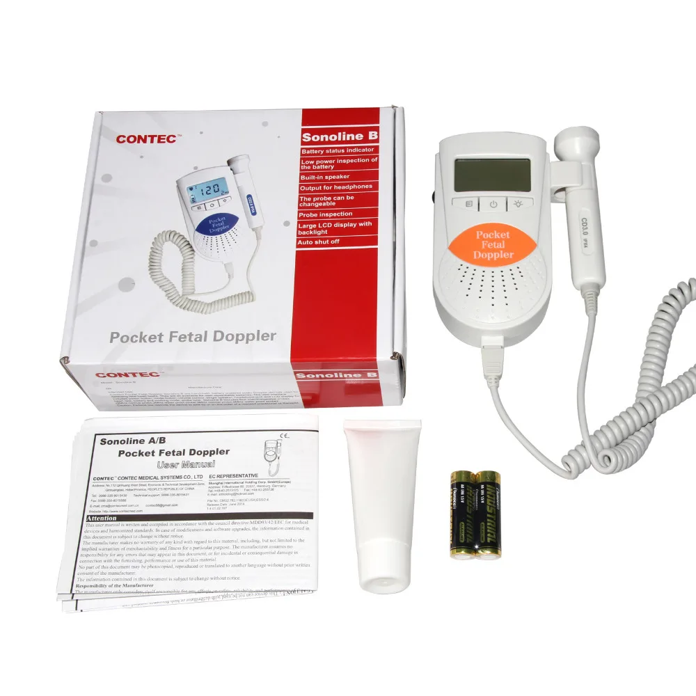 contec pocket fetal doppler sonoline b