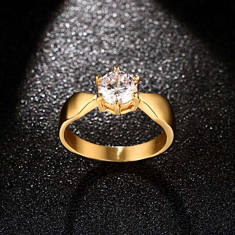 Meaeguet Ladies Prong Setting CZ Engagement Rings Wedding Bands For Women Gold Color
Meaeguet Ladies Prong Setting CZ Engagement Rings Wedding Bands For Women Gold Color