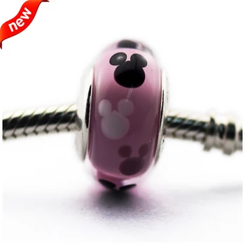 CKK Murano Glass Beads 925 Sterling Silver Pink Mickey Icon Europe Charms Original Fits For Bracelets Jewelry
CKK Murano Glass Beads 925 Sterling Silver Pink Mickey Icon Europe Charms Original Fits For Bracelets Jewelry
