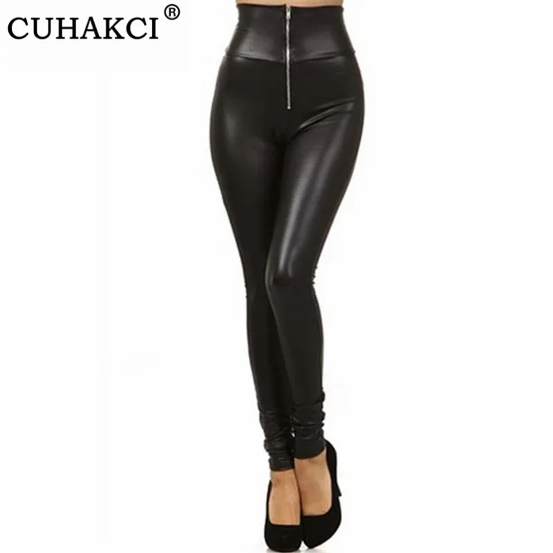 CUHAKCI Hot Sale Women Leather Leggings Ventilation Zipper Top Quality Fitness Sexy PU Leggins High Waisted Pants Black Legging
CUHAKCI Hot Sale Women Leather Leggings Ventilation Zipper Top Quality Fitness Sexy PU Leggins High Waisted Pants Black Legging