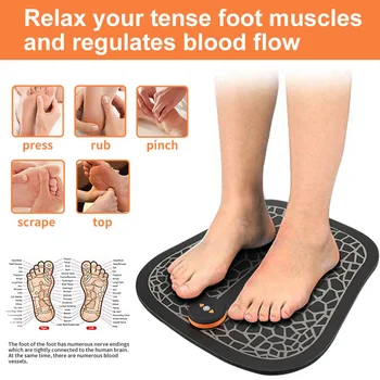 Foot Massager Pad Foot Reflexology Toe Stimulator Plate Mat Blood Circulation Mat can CSV
Foot Massager Pad Foot Reflexology Toe Stimulator Plate Mat Blood Circulation Mat can CSV