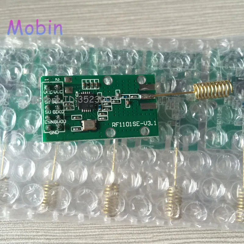 1PCS/LOT Hot 868 M/ 915 MHZ wireless module/CC1101 wireless data tranissmsion module Free shipping
1PCS/LOT Hot 868 M/ 915 MHZ wireless module/CC1101 wireless data tranissmsion module Free shipping