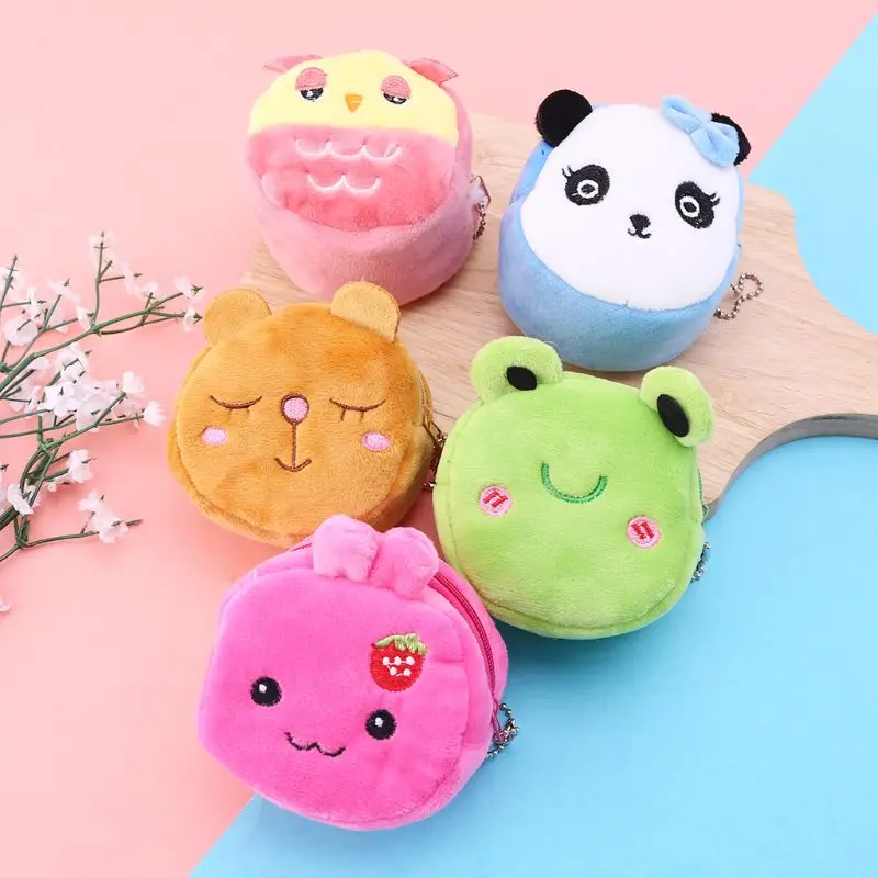 THINKTHENDO Women Girls Cartoon Wallet Bag Animal Face Zipper Mini Cute Coin Purse Plush Small Change Case for Kids Children
THINKTHENDO Women Girls Cartoon Wallet Bag Animal Face Zipper Mini Cute Coin Purse Plush Small Change Case for Kids Children