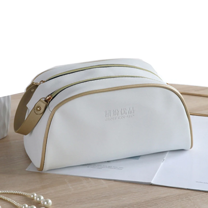 Famous brand design cosmetic bag female 2019 PU Leather portable Wash bag large capacity simple waterproof cosmetic storage bag
Famous brand design cosmetic bag female 2019 PU Leather portable Wash bag large capacity simple waterproof cosmetic storage bag