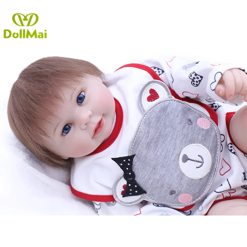 20'' bebe Alive Soft Silicone Newborn Dolls Realistic Vinyl Reborn Baby Dolls Lifelike Simulation Girl Dolls Toys gift for child
20'' bebe Alive Soft Silicone Newborn Dolls Realistic Vinyl Reborn Baby Dolls Lifelike Simulation Girl Dolls Toys gift for child
