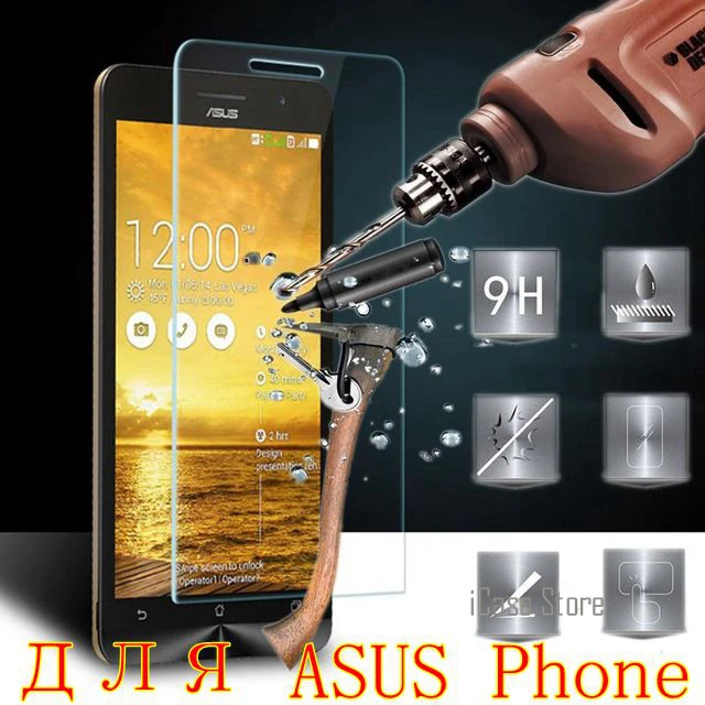 Закаленное стекло для asus C GO ZenFone 2 Laser Ze601KL A400CG A450CG A501CG A600CG Selfie Live Zc520TL Ze500CL zoom deluxe