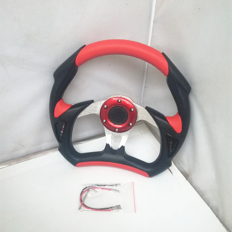 Car 13 inch steering wheel / racing steering wheel PVC universal modified steering wheel black / red / silver / yellow / blue
Car 13 inch steering wheel / racing steering wheel PVC universal modified steering wheel black / red / silver / yellow / blue