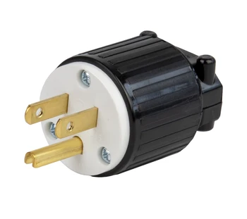 Nema 5-15p United States 3 pin self-wiring male plug,NEMA 5-15 US Standard Industry Anti-shedding Self-wiring Plugs,125V
Nema 5-15p United States 3 pin self-wiring male plug,NEMA 5-15 US Standard Industry Anti-shedding Self-wiring Plugs,125V