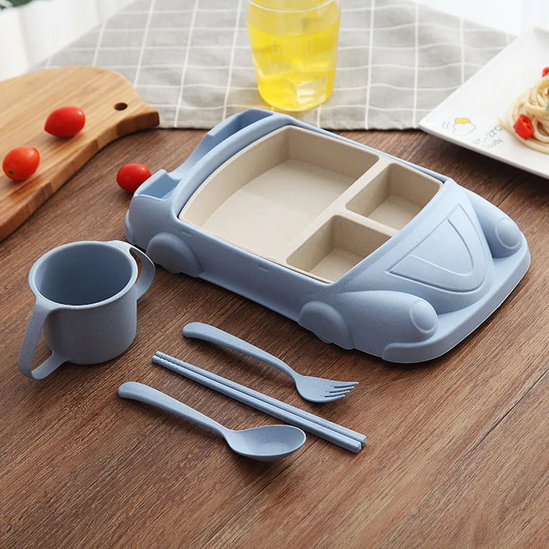 5pcs/sets Baby Dish Tableware Set Natural Bamboo Fiber Bowl With Cup Spoon Plate Fork Feeding Dishes for Kids Utensils
5pcs/sets Baby Dish Tableware Set Natural Bamboo Fiber Bowl With Cup Spoon Plate Fork Feeding Dishes for Kids Utensils