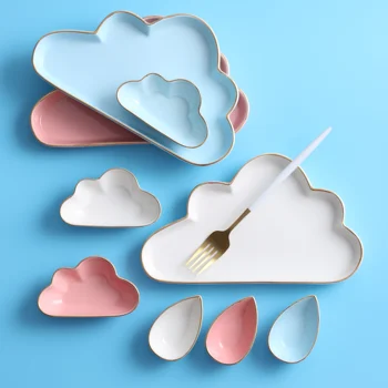 Whole Ceramic Couds Raindrops-Shaped Irregular Ceramic Pan Plate Fruit Dishes Saucer Tea Dessert Dinner Plate Tableware Set
Whole Ceramic Couds Raindrops-Shaped Irregular Ceramic Pan Plate Fruit Dishes Saucer Tea Dessert Dinner Plate Tableware Set