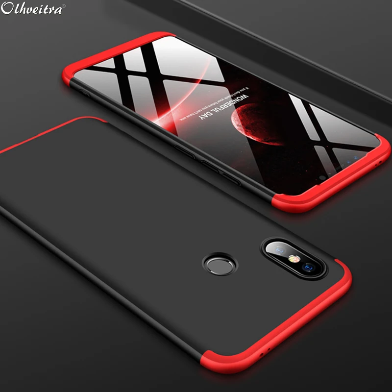 360 градусов полное покрытие для Xiaomi Mi 8 Mi8 чехол 3 в 1 Жесткий ПК Защитный SE