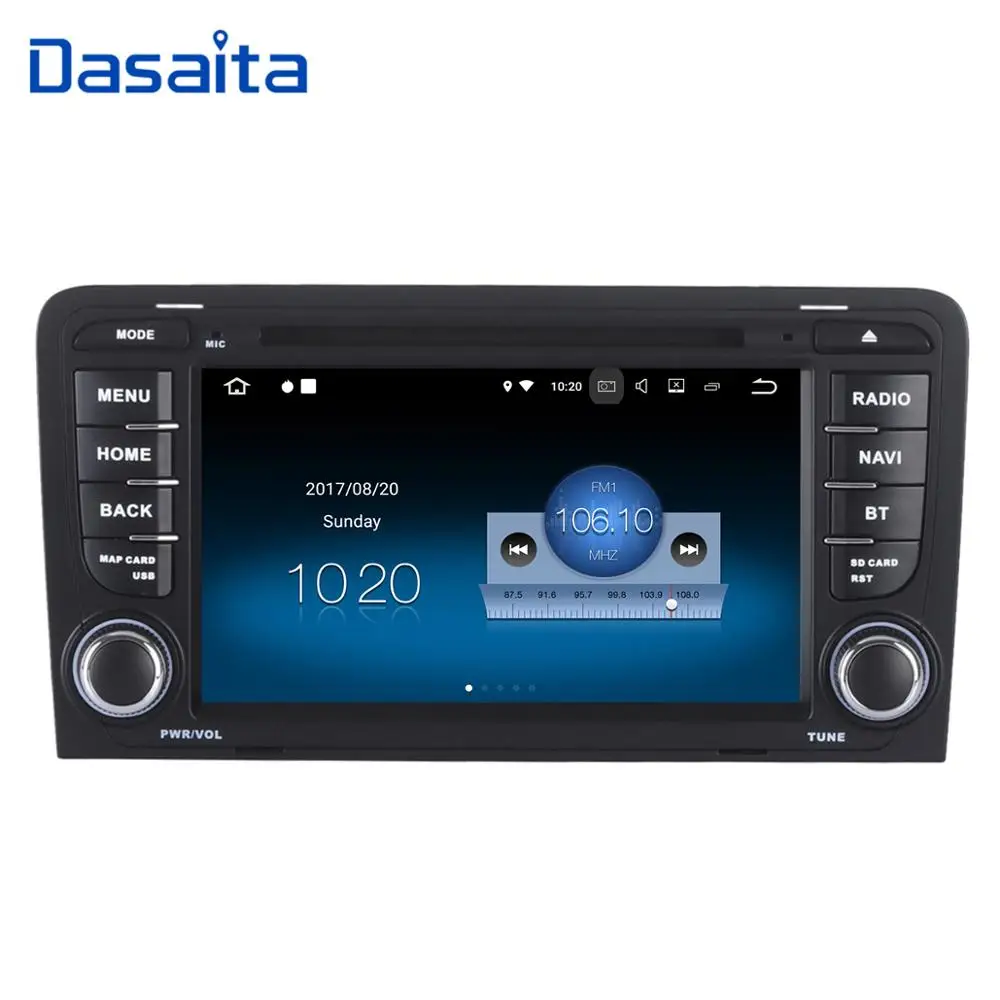 7" HD Digital Touch Screen Android 7.1 Quad Core 16GB ROM HDMI Car GPS DVD Player for Audi A3 for Audi S3 2003-2013
7" HD Digital Touch Screen Android 7.1 Quad Core 16GB ROM HDMI Car GPS DVD Player for Audi A3 for Audi S3 2003-2013