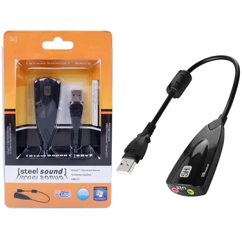 External Sound Card 3D Audio Headset Microphone 7.1 Channel USB 2.0 5HV2 Adapter for Laptop Professional Version 3.5mm Jack
External Sound Card 3D Audio Headset Microphone 7.1 Channel USB 2.0 5HV2 Adapter for Laptop Professional Version 3.5mm Jack