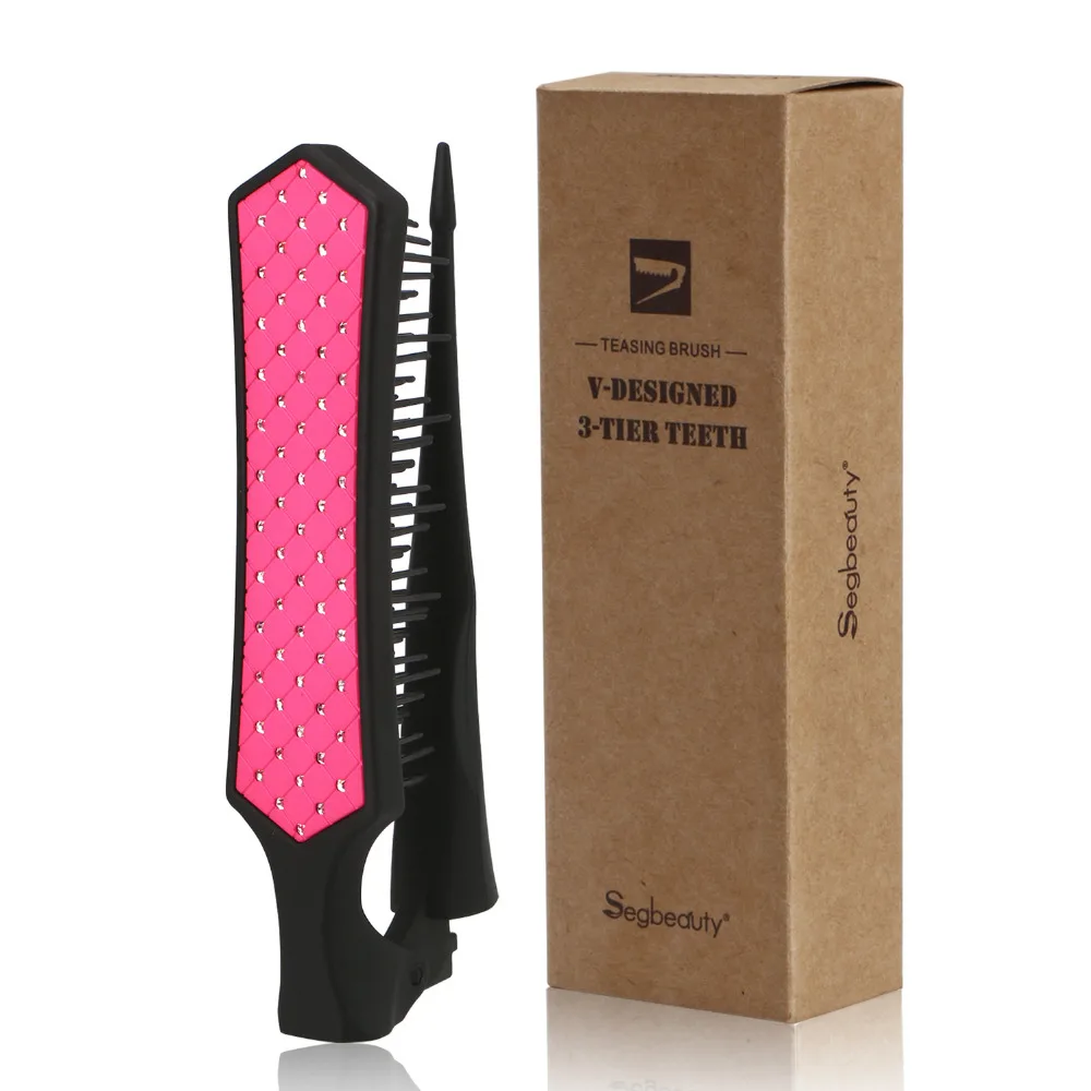 Hair Accessories Brusches Mini Folding Detangling Brush Hairstyles Teasing Comb for Volume Hair_Rose Red
Hair Accessories Brusches Mini Folding Detangling Brush Hairstyles Teasing Comb for Volume Hair_Rose Red