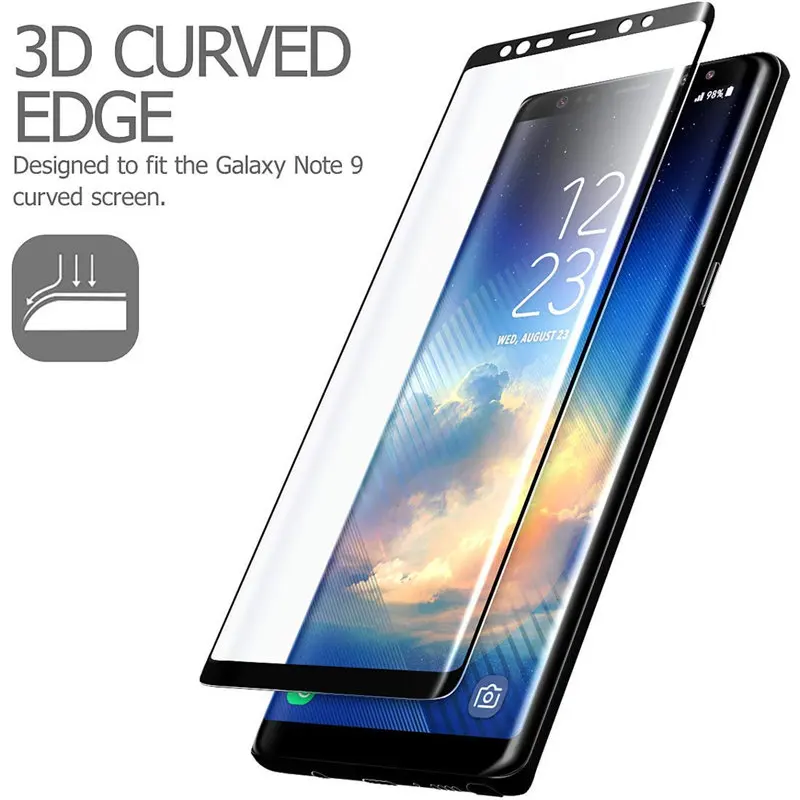 SUPCASE For Samsung Galaxy Note 9 Anti-Scratch Premium 3D Curved Edge Anti-Impact Tempered Glass Screen Protector,1PC in a Pack
SUPCASE For Samsung Galaxy Note 9 Anti-Scratch Premium 3D Curved Edge Anti-Impact Tempered Glass Screen Protector,1PC in a Pack