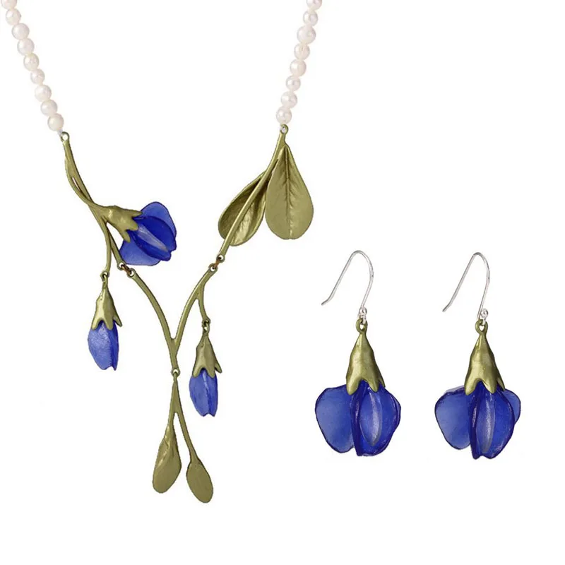 CSxjd 2019 new Genuine version Amorpha flower bud Natural pearl necklace and earrings
CSxjd 2019 new Genuine version Amorpha flower bud Natural pearl necklace and earrings