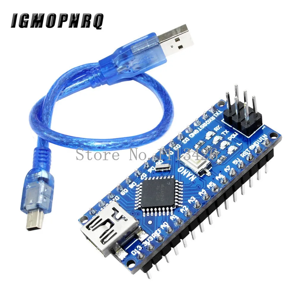 Nano V3.0 ATmega328P controller compatible for nano CH340 USB driver with CABLE NANO 3.0
Nano V3.0 ATmega328P controller compatible for nano CH340 USB driver with CABLE NANO 3.0