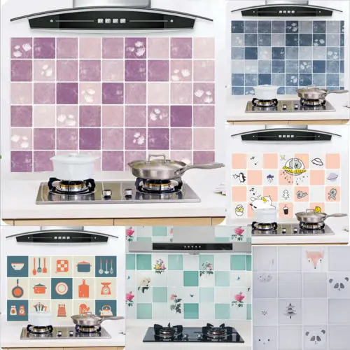 2018 New Modern Kitchen Anti-Oil Sticker Waterproof Bathroom Tile Paste Anti-Oil Kitchen Cooking Washable Wall Sticker Decor
2018 New Modern Kitchen Anti-Oil Sticker Waterproof Bathroom Tile Paste Anti-Oil Kitchen Cooking Washable Wall Sticker Decor