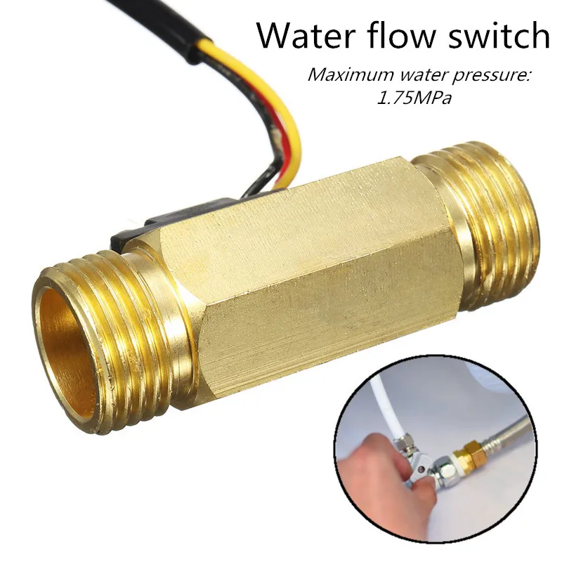 Best Promotion G1/2'' Four DN15 1-30L/min Copper Water Flow Sensor Switch Pulse Output Flowmeter Meter Hall Flow Sensor 1.75MPa
Best Promotion G1/2'' Four DN15 1-30L/min Copper Water Flow Sensor Switch Pulse Output Flowmeter Meter Hall Flow Sensor 1.75MPa