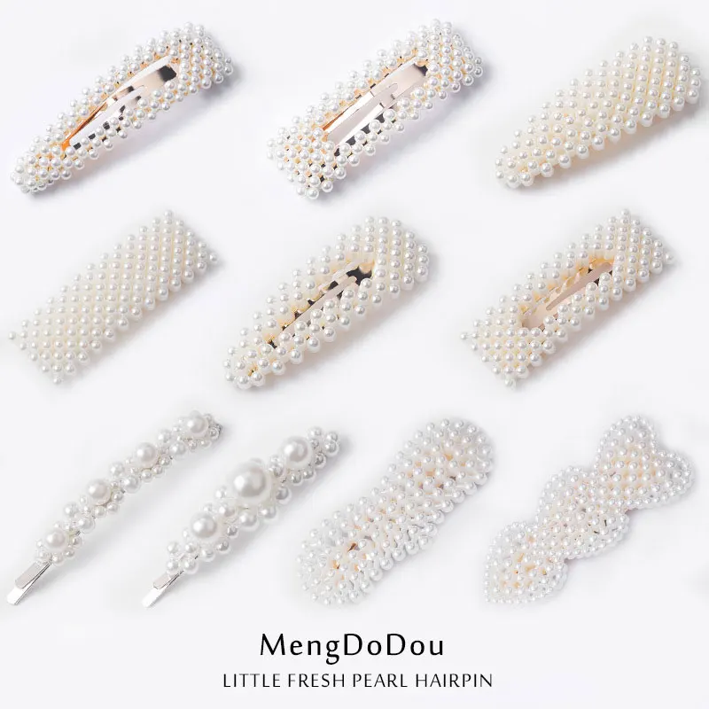 Fashion Pearl Hair Clip for Women Elegant Korean Design Snap Barrette Stick Hairpin Hair Styling Accessories
Fashion Pearl Hair Clip for Women Elegant Korean Design Snap Barrette Stick Hairpin Hair Styling Accessories