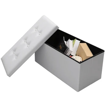 White Storage Chairs Foldable Storage Stool Box 76x38x38cm Waterproof sillas taburete Living Room Furniture removable lid Stool
White Storage Chairs Foldable Storage Stool Box 76x38x38cm Waterproof sillas taburete Living Room Furniture removable lid Stool