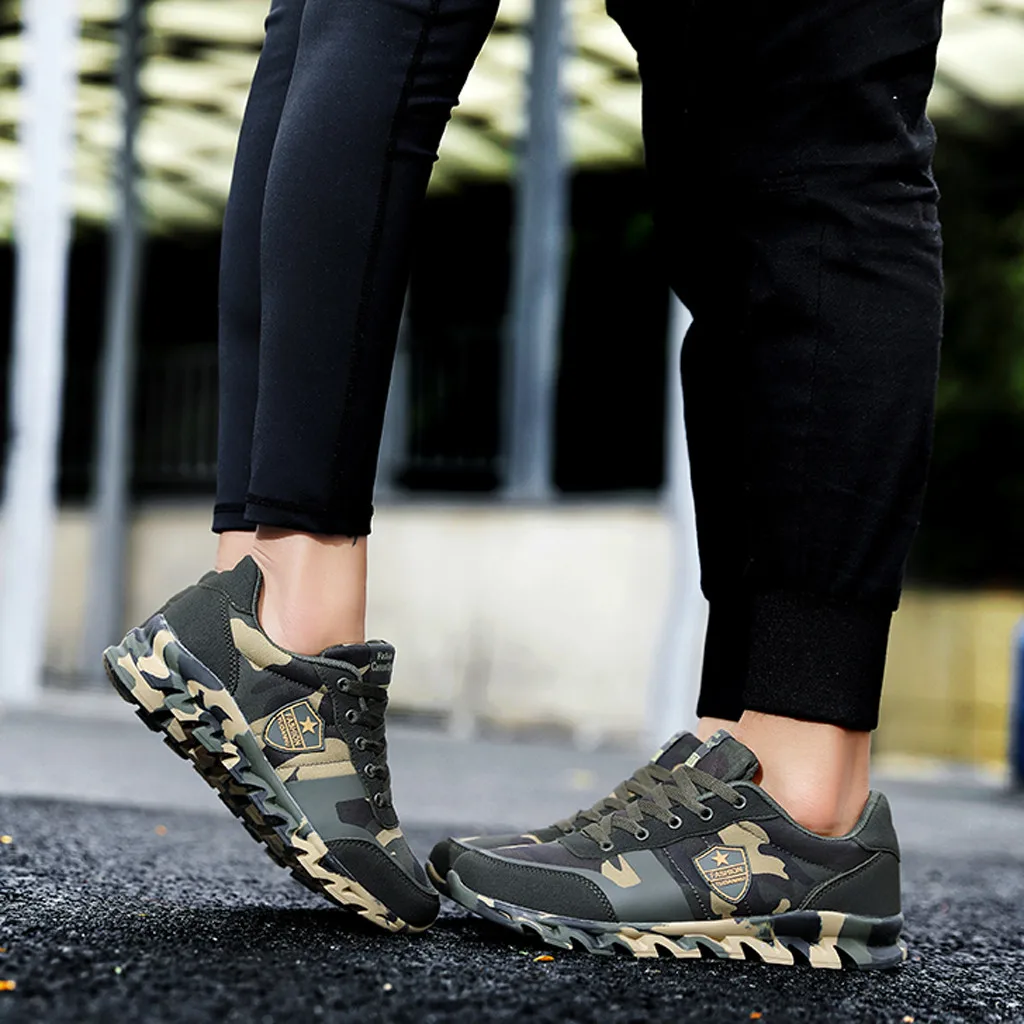 Summer Men Shoes Couple Camouflage Sneakers Men Sport Male Casual Shoes Fashion Designer Mens Loafers
Summer Men Shoes Couple Camouflage Sneakers Men Sport Male Casual Shoes Fashion Designer Mens Loafers
