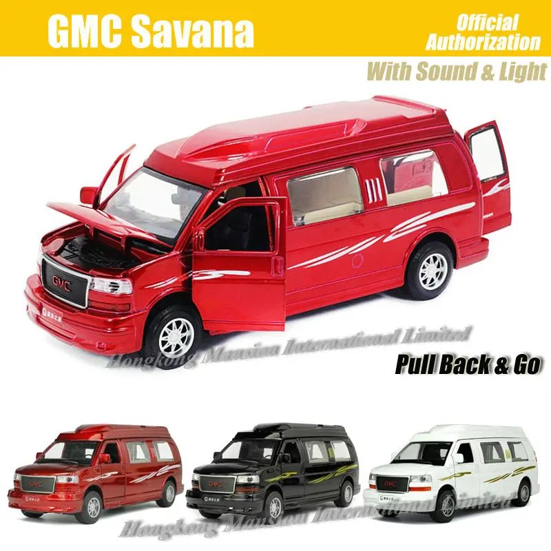 1:32 Scale Diecast Metal Alloy Car Model For GMC Savana Collection Vehicle Model Pull Back Toys Car With Sound&Light
1:32 Scale Diecast Metal Alloy Car Model For GMC Savana Collection Vehicle Model Pull Back Toys Car With Sound&Light