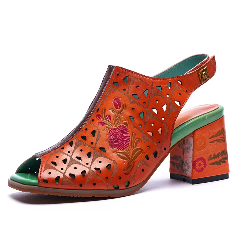 Summer sandals leather shoes women sandals ethnic retro hollow hand-painted beach sandals heels ladies shoes size 35-42
Summer sandals leather shoes women sandals ethnic retro hollow hand-painted beach sandals heels ladies shoes size 35-42
