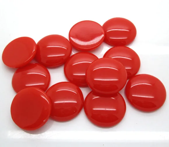 30Pcs 22mm Resin Red Round Decoration Crafts Beads Flatback Cabochon Scrapbook DIY Embellishments Accessories Buttons
30Pcs 22mm Resin Red Round Decoration Crafts Beads Flatback Cabochon Scrapbook DIY Embellishments Accessories Buttons
