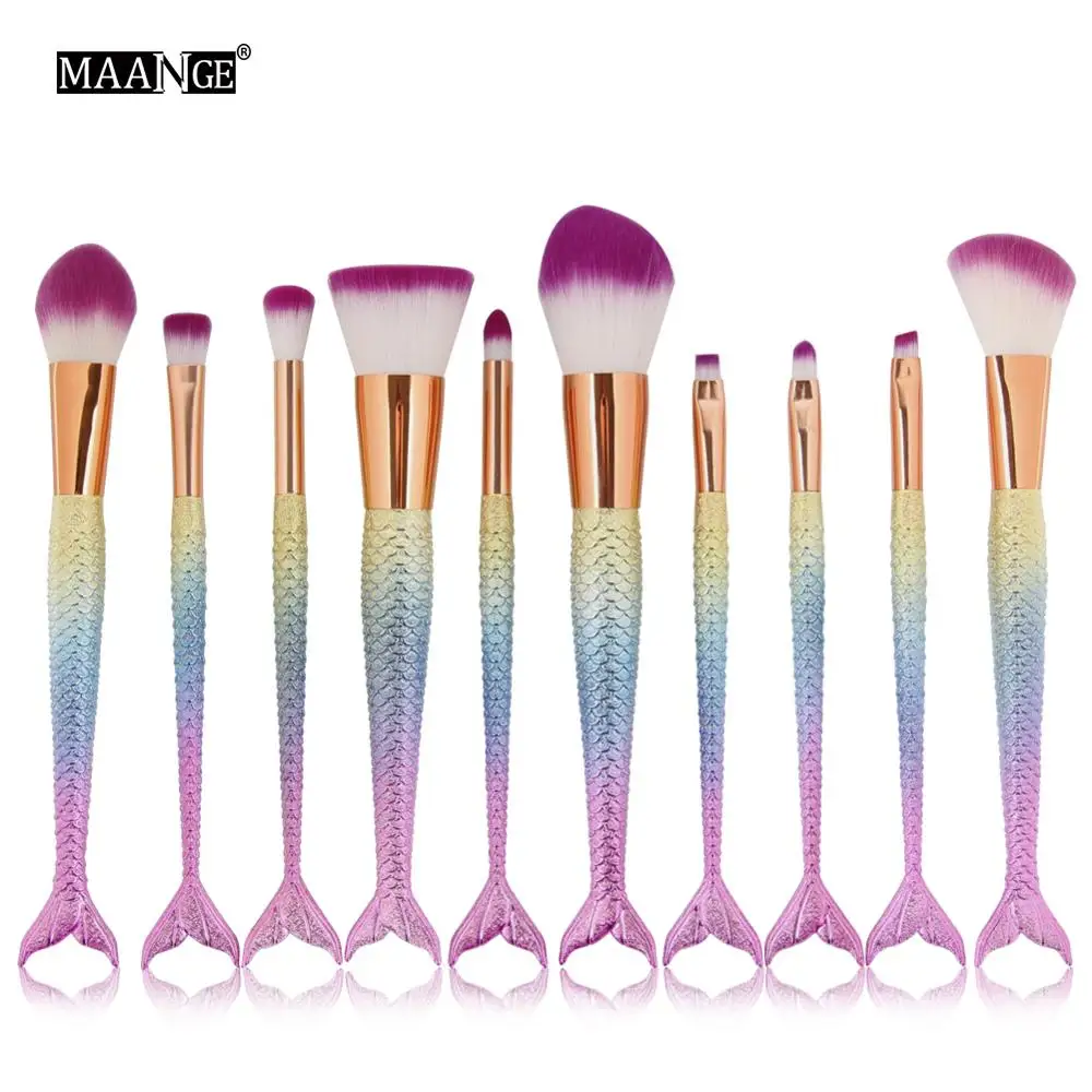 Hot 6/10PCS Mermaid Makeup Brushes Set Foundation Blending Powder Eye shadow Powder Blush Cosmetic Beauty Make Up Tool Kit
Hot 6/10PCS Mermaid Makeup Brushes Set Foundation Blending Powder Eye shadow Powder Blush Cosmetic Beauty Make Up Tool Kit