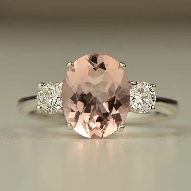 Oval Pink Cut Cubic Zircon Engagement Rings for Women Simple Ladies Sliver Color Wedding Ring Jewelry Gifts Anillos Mujer Z5X618
Oval Pink Cut Cubic Zircon Engagement Rings for Women Simple Ladies Sliver Color Wedding Ring Jewelry Gifts Anillos Mujer Z5X618