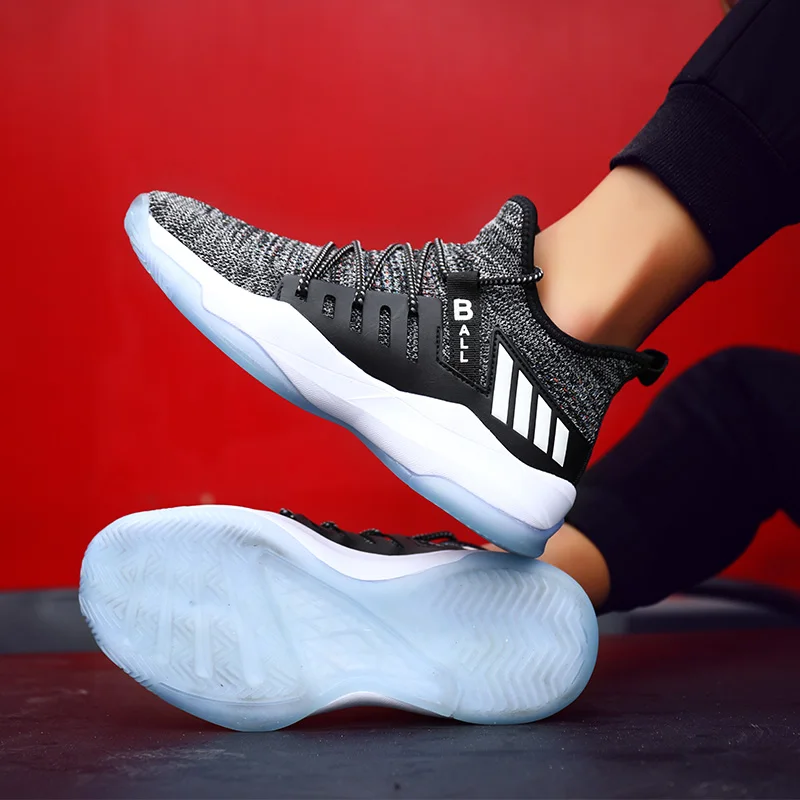 GOODRSSON Male Casual Shoes Flying Woven Vamp Breathable Lace Up Men Basketball Shoes Lightweight Shock Sole Fashion Shoes Male
GOODRSSON Male Casual Shoes Flying Woven Vamp Breathable Lace Up Men Basketball Shoes Lightweight Shock Sole Fashion Shoes Male