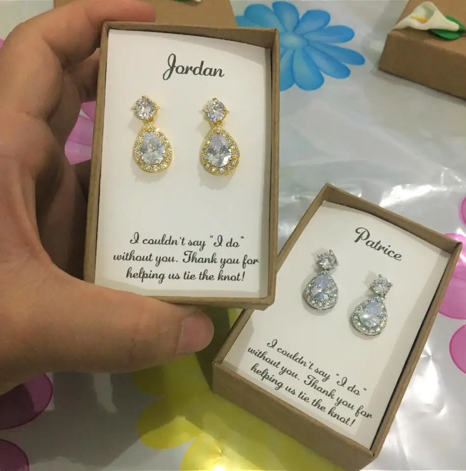 Personalized jewelry Gift for Bridesmaid,Bridesmaid Earrings,Custom Earrings for her,Best Fridens Sisters Gift,Wedding Gift
Personalized jewelry Gift for Bridesmaid,Bridesmaid Earrings,Custom Earrings for her,Best Fridens Sisters Gift,Wedding Gift