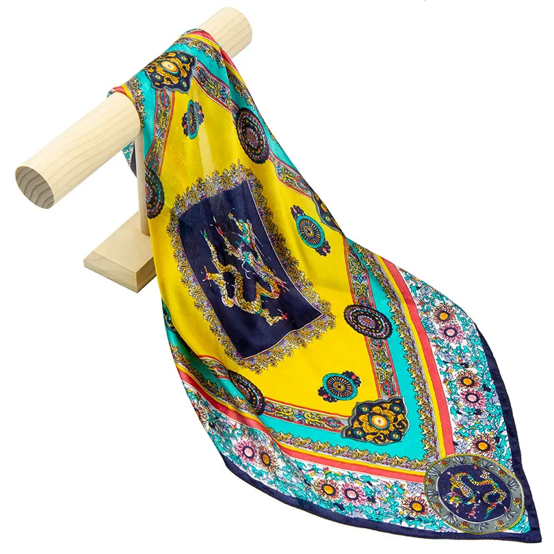 100% Silk Scarf Women Scarf 2019 Neckerchief Chinese Dragon Head Scarf Print Silk Bandana Small Square Silk Scarf Hot Hair Scarf
100% Silk Scarf Women Scarf 2019 Neckerchief Chinese Dragon Head Scarf Print Silk Bandana Small Square Silk Scarf Hot Hair Scarf