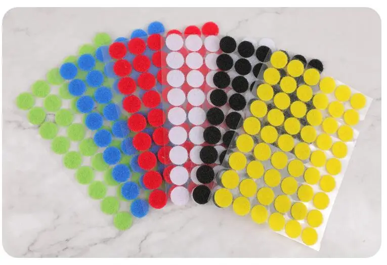 φ25mm rounded dot Self-Adhesive Hook & Loop fasteners sticking magic tape / hook(500pcs)+ loop(500pcs) =1000pcs/lot A034
φ25mm rounded dot Self-Adhesive Hook & Loop fasteners sticking magic tape / hook(500pcs)+ loop(500pcs) =1000pcs/lot A034