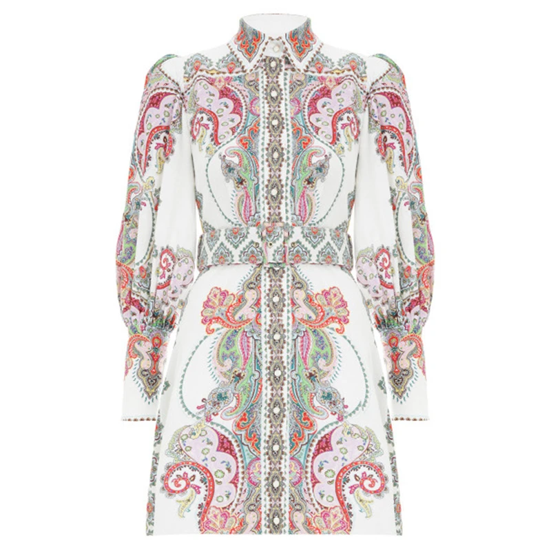 2019 Runway Designer Print Elegant Woman Mini Dress Puff Long Sleeve Count Vintage Style Short Dress Holiday Vocation Vestidos
2019 Runway Designer Print Elegant Woman Mini Dress Puff Long Sleeve Count Vintage Style Short Dress Holiday Vocation Vestidos